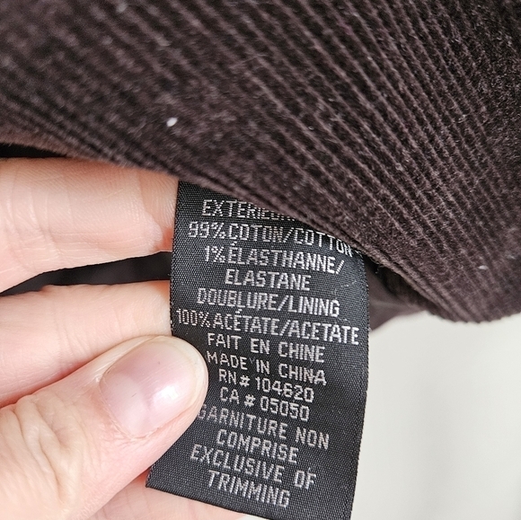 Corduroy brown  blazer by Jacod size 7/8 - Picture 4 of 7